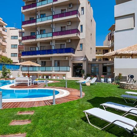 Leonidas Hotel&Apartments Rethymno Exterior foto