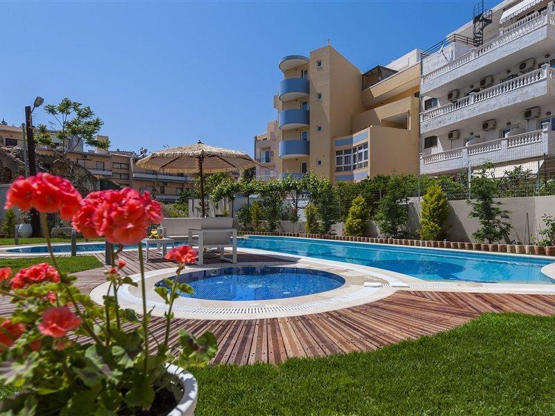 Leonidas Hotel&Apartments Rethymno Exterior foto